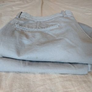 J Crew Men's Classic Pant Chino 33x30 Light Gray